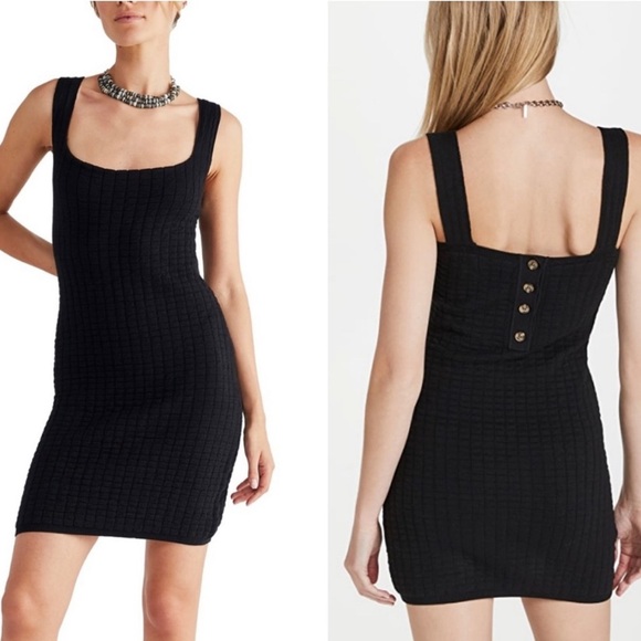 Free People Beach Short N Sweet Black Sweater Dress Size Medium - Picture 3 of 5